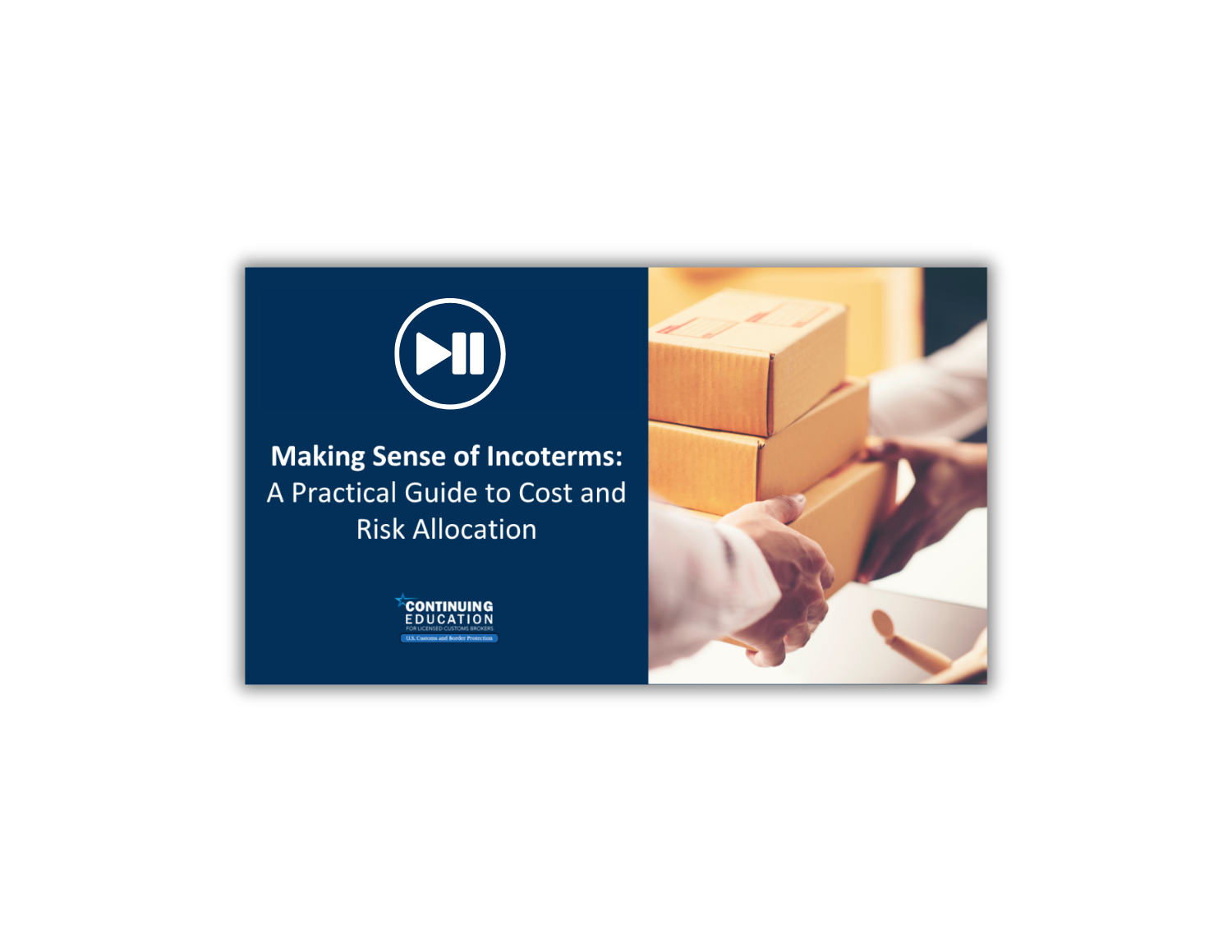 Incoterms Webinar Icon with Shadow (playpause)